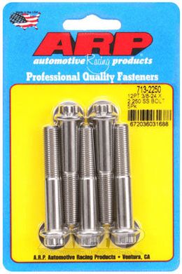 713-2250, ARP 713-2250 SAE Bolt Kit 3/8-24 x 2.250 12pt SS bolts в ОАЭ, Дубай. Состояние - новое. Цена 250 AED. Фото, контакты продавца | AUTO.AE