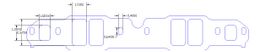 FOG-8191-3, Flatout Gaskets Intake Gaskets 8191.3 в ОАЭ, Дубай. Состояние - новое. Цена 230 AED. Фото, контакты продавца | AUTO.AE