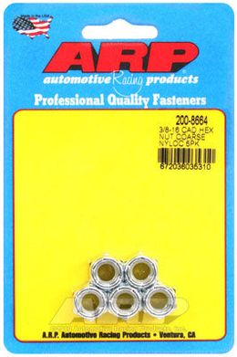 200-8664, ARP 200-8664 Nut Kit 3/8"-16 cad coarse nyloc hex в ОАЭ, Дубай. Состояние - новое. Цена 150 AED. Фото, контакты продавца | AUTO.AE