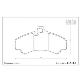 EIP153ME20, ENDLESS EIP153ME20 Front brake pads PORSCHE 997 GT3/GT2/TURBO في الإمارات, دبي. Condition - new. Price 1,930 AED. Photo, seller contacts | AUTO.AE