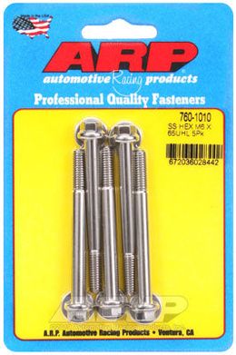 760-1010, ARP 760-1010 Metric Thread Bolt Kit M6 x 1.00 x 65 hex SS bolts в ОАЭ, Дубай. Состояние - новое. Цена 240 AED. Фото, контакты продавца | AUTO.AE