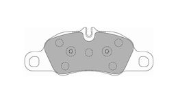 FCP4805W, FERODO FCP4805W Front Brake Pads DS1.11 for PORSCHE 718 Cayman 2.5 GTS / S 2.5 (982) / 911 Carrera (991 / 997) في الإمارات, دبي. Condition - new. Price 1,840 AED. Photo, seller contacts | AUTO.AE