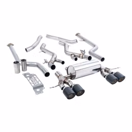 SSXBM1310, MILLTEK SSXBM1310 Cat-Back Exhaust, 3" (Carbon JET-115 Trims) for BMW M2 (G87) Non-OPF/GPF in UAE, Dubai. Condition - new. Price 25,250 AED. Photo, seller contacts | AUTO.AE