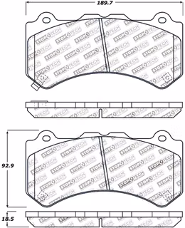 309.13820, STOPTECH 309.13820 Front Sport Brake Pads with Shims NISSAN GT-R 2009-2018 في الإمارات, دبي. Condition - new. Price 1,040 AED. Photo, seller contacts | AUTO.AE