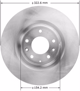 BEN-PRT5882, Bendix Brakes Global Brake Rotors for 2004-2011 RX-8 - PRT5882 in UAE, Dubai. Condition - new. Price 160 AED. Photo, seller contacts | AUTO.AE