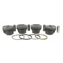 197755345T, MAHLE 197755345T Piston Kit with TBC (87.51mm x 32.8mm CH, 94.0mm stroke, 149.3mm rod, 22.5mm pin, -6.5cc, 376g, 9.5CR, 2618) for FORD Mustang EcoBoost 2.3L in UAE, Dubai. Condition - new. Price 4,200 AED. Photo, seller contacts | AUTO.AE