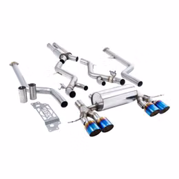 SSXBM1314, MILLTEK SSXBM1314 Cat-Back Exhaust, 3" (Blue Titanium GT-115 Trims) for BMW M2 (G87) Non-OPF/GPF in UAE, Dubai. Condition - new. Price 27,080 AED. Photo, seller contacts | AUTO.AE
