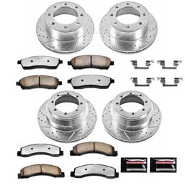 PWR-K1887-36, PowerStop Z36 Truck and Tow Brake Upgrade Kits for 1999 F-250 SUPER DUTY, F-350 SUPER DUTY - K1887-36 في الإمارات, دبي. Condition - new. Price 3,440 AED. Photo, seller contacts | AUTO.AE