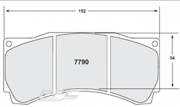 7790.10, PFC 7790.10 Front brake pads Z-RATED BMW M3 GT4 (AP Racing CP9660) في الإمارات, دبي. Condition - new. Price 2,030 AED. Photo, seller contacts | AUTO.AE
