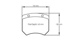 1363-RSL2, PAGID 1363-RSL2 Rear brake pads RSL2 AUDI RS3 LMS TCR [race car] / AP Racing CP 2561-3 S4 / CP2399 D43 LD20 في الإمارات, دبي. Condition - new. Price 1,990 AED. Photo, seller contacts | AUTO.AE