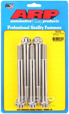 755-4750, ARP 755-4750 SAE Bolt Kit 1/2-20 x 4.750 12pt SS bolts в ОАЭ, Дубай. Состояние - новое. Цена 360 AED. Фото, контакты продавца | AUTO.AE