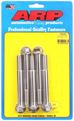 745-4000, ARP 745-4000 SAE Bolt Kit 1/2-20 x 4.000 hex SS bolts в ОАЭ, Дубай. Состояние - новое. Цена 340 AED. Фото, контакты продавца | AUTO.AE
