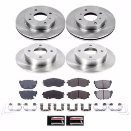 PWR-KOE9174, PowerStop Z17 Evolution Plus Stock Replacement Brake Kits for 1989-1994 240SX - KOE9174 في الإمارات, دبي. Condition - new. Price 890 AED. Photo, seller contacts | AUTO.AE