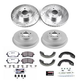 PWR-K15468DK-26, PowerStop Z26 Street Warrior Disc and Drum Brake Upgrade Kits for 1998-2002 FORESTER - K15468DK-26 в ОАЭ, Дубай. Состояние - новое. Цена 1 780 AED. Фото, контакты продавца | AUTO.AE
