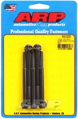 640-3250, ARP 640-3250 SAE Bolt Kit 1/4-20 x 3.250 12pt black oxide bolts в ОАЭ, Дубай. Состояние - новое. Цена 200 AED. Фото, контакты продавца | AUTO.AE