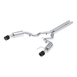 S72513CF, MBRP S72513CF Cat-Back 3" Armor Pro (T304 Stainless Steel / Dual with Carbon End Tips) for FORD Mustang GT 5.0L (S650) 2024- في الإمارات, دبي. Condition - new. Price 7,020 AED. Photo, seller contacts | AUTO.AE