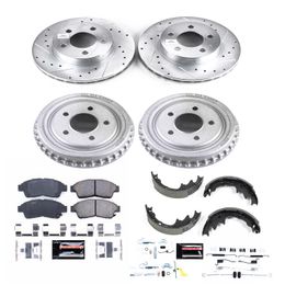 PWR-K15149DK, PowerStop Z23 Evolution Sport Disc and Drum Brake Upgrade Kits for 1998-2002 B3000, B4000, RANGER - K15149DK in UAE, Dubai. Condition - new. Price 1,630 AED. Photo, seller contacts | AUTO.AE