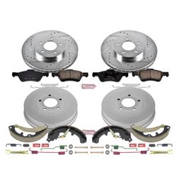 PWR-K15255DK, PowerStop Z23 Evolution Sport Disc and Drum Brake Upgrade Kits for 2008-2010 ESCAPE, MARINER, 2008-2011 TRIBUTE - K15255DK в ОАЭ, Дубай. Состояние - новое. Цена 2 200 AED. Фото, контакты продавца | AUTO.AE