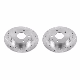 PWR-JBR1594XPR, PowerStop Evolution Drilled and Slotted Rotors for 2014-2026 3, 2019-2021 CX-3, 2020-2026 CX-30 - JBR1594XPR in UAE, Dubai. Condition - new. Price 470 AED. Photo, seller contacts | AUTO.AE