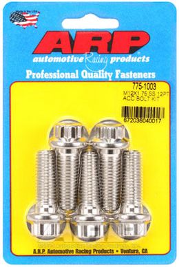 775-1003, ARP 775-1003 Metric Thread Bolt Kit M12 X 1.75 X 35 12pt SS bolts в ОАЭ, Дубай. Состояние - новое. Цена 270 AED. Фото, контакты продавца | AUTO.AE