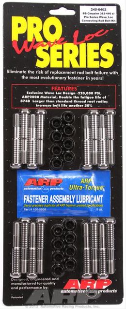 ARP-245-6402, ARP Pro Series Wave-Loc Rod Bolts 245-6402 in UAE, Dubai. Condition - new. Price 680 AED. Photo, seller contacts | AUTO.AE
