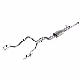 141026, BORLA 141026 Exhaust System Cat-Back 2.25", ATAK (4" Bright Chrome Tips) for TOYOTA Tundra 4.6L / 5.7L V8 2009-2013 в ОАЭ, Дубай. Состояние - новое. Цена 7 600 AED. Фото, контакты продавца | AUTO.AE