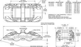 WIL-120-13338, Wilwood AERO4 Radial Mount Calipers 120-13338 في الإمارات, دبي. Condition - new. Price ⁦2,480 AED⁩. Photo, seller contacts | AUTO.AE