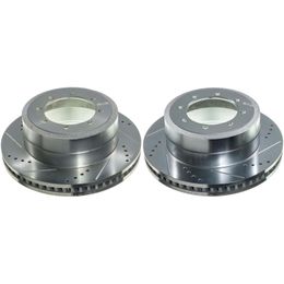 PWR-AR85225XPR, PowerStop Evolution Drilled and Slotted Rotors for 2023-2026 F-350 SUPER DUTY - AR85225XPR في الإمارات, دبي. Condition - new. Price 1,230 AED. Photo, seller contacts | AUTO.AE