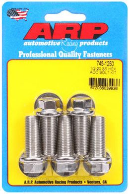 745-1250, ARP 745-1250 SAE Bolt Kit 1/2-20 x 1.250 hex SS bolts в ОАЭ, Дубай. Состояние - новое. Цена 270 AED. Фото, контакты продавца | AUTO.AE