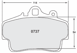0737.08.16.44, PFC 0737.08.16.44 Front Brake Pads for PORSCHE 987 Boxster / Cayman (08 Compound, 16mm) في الإمارات, دبي. Condition - new. Price 2,500 AED. Photo, seller contacts | AUTO.AE