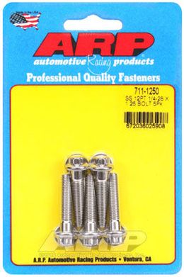 711-1250, ARP 711-1250 SAE Bolt Kit 1/4-28 x 1.250 12pt SS bolts في الإمارات, دبي. Condition - new. Price ⁦200 AED⁩. Photo, seller contacts | AUTO.AE