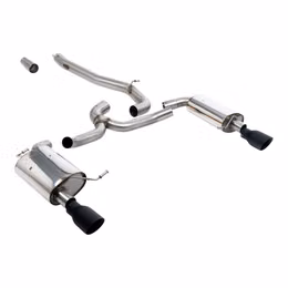 SSXVW748, MILLTEK SSXVW748 Cat-Back Exhaust, 3" (Cerakote Black GT-100 Trims) for VW Golf Alltrack 1.8 (MK7) 2016-2021 in UAE, Dubai. Condition - new. Price 7,790 AED. Photo, seller contacts | AUTO.AE