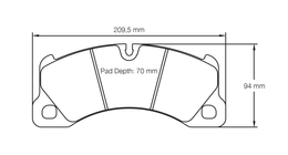4917-RSL29, PAGID 4917-RSL29 Front brake pads RSL29 for PORSCHE Panamera PCCB / VW Touareg (PCCB brakes) في الإمارات, دبي. Condition - new. Price 2,750 AED. Photo, seller contacts | AUTO.AE