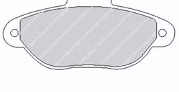 FCP925R, FERODO FCP925R Front Brake Pads DS3000 for FIAT Punto (188) в ОАЭ, Дубай. Состояние - новое. Цена 740 AED. Фото, контакты продавца | AUTO.AE