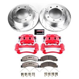 PWR-KC1905-36, PowerStop Z36 Truck and Tow Brake Upgrade Kits with Calipers for 1999-2004 F-350 SUPER DUTY, F-250 SUPER DUTY, 2000-2005 EXCURSION - KC1905-36 في الإمارات, دبي. Condition - new. Price 3,440 AED. Photo, seller contacts | AUTO.AE