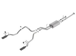 140638BC, BORLA 140638BC Exhaust system TOYOTA TUNDRA 2014+ 4.6L / 5.7L TIP 4" RD X 14" BLACK CHROME в ОАЭ, Дубай. Состояние - новое. Цена 8 990 AED. Фото, контакты продавца | AUTO.AE