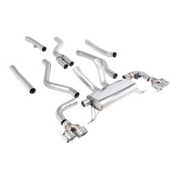 SSXBM1273, MILLTEK SSXBM1273 Cat-Back Exhaust, 3" (Polished GT-100 Trims) for BMW M340i / M340i Xdrive (G20) in UAE, Dubai. Condition - new. Price 15,190 AED. Photo, seller contacts | AUTO.AE