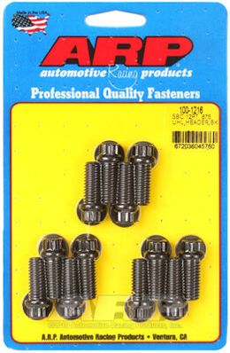 100-1216, ARP 100-1216 Header Bolt & Stud Kit for CHEVROLET Small Block. 0.875? UHL. 8740. 12pt في الإمارات, دبي. Condition - new. Price 240 AED. Photo, seller contacts | AUTO.AE