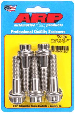 775-1006, ARP 775-1006 Metric Thread Bolt Kit M12 X 1.75 X 50 12pt SS bolts in UAE, Dubai. Condition - new. Price 290 AED. Photo, seller contacts | AUTO.AE