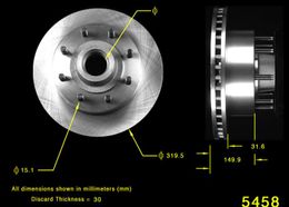 BEN-PRT1487, Bendix Brakes Global Brake Rotors PRT1487 in UAE, Dubai. Condition - new. Price 490 AED. Photo, seller contacts | AUTO.AE