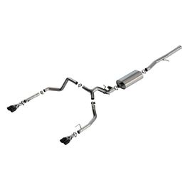140991BC, BORLA 140991BC Cat-Back Exhaust System 2.75" Touring (3.5" Black Chrome Tips) for CHEVROLET Silverado 1500 2024 / GMC Sierra 1500 2024 in UAE, Dubai. Condition - new. Price 9,600 AED. Photo, seller contacts | AUTO.AE