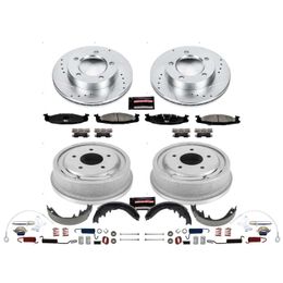 PWR-K15093DK, PowerStop Z23 Evolution Sport Disc and Drum Brake Upgrade Kits for 1994-1996 F-150 - K15093DK в ОАЭ, Дубай. Состояние - новое. Цена 2 140 AED. Фото, контакты продавца | AUTO.AE