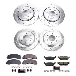 PWR-K8026, PowerStop Z23 Evolution Sport Brake Upgrade Kits for 2018-2021 EXPEDITION, NAVIGATOR, 2018-2020 F-150 - K8026 in UAE, Dubai. Condition - new. Price 2,560 AED. Photo, seller contacts | AUTO.AE