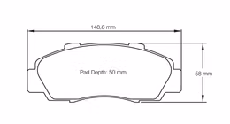 2623-RSL29, PAGID 2623-RSL29 Front brake pads RSL29 HONDA (Acura) Accord Type R 97 - 03 in UAE, Dubai. Condition - new. Price 1,560 AED. Photo, seller contacts | AUTO.AE
