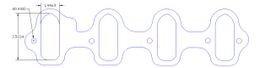 FOG-8311, Flatout Gaskets Intake Gaskets 8311 в ОАЭ, Дубай. Состояние - новое. Цена 140 AED. Фото, контакты продавца | AUTO.AE
