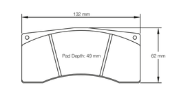 1674-RSLD1, PAGID 1674-RSLD1 Rear brake pads RSLD1 BMW M4 GT4/M6 GT3 [race car] / PORSCHE 991.2 GT3 R [race car] في الإمارات, دبي. Condition - new. Price 5,760 AED. Photo, seller contacts | AUTO.AE