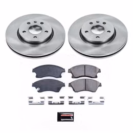 PWR-KOE5550, PowerStop Z17 Evolution Plus Stock Replacement Brake Kits for 2011-2015 CRUZE, 2016 CRUZE LIMITED, 2012-2017 SONIC - KOE5550 في الإمارات, دبي. Condition - new. Price 670 AED. Photo, seller contacts | AUTO.AE