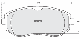 0929.332.17.44, PFC 0929.332.17.44 Front Brake Pads for SUBARU BRZ / TOYOTA GT86 / GR86 in UAE, Dubai. Condition - new. Price 2,120 AED. Photo, seller contacts | AUTO.AE
