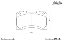 EP560CCRg, ENDLESS EP560CCRg Front brake pads TOYOTA GR Yaris GXPA16 RC (17-inch wheel) في الإمارات, دبي. Condition - new. Price 1,190 AED. Photo, seller contacts | AUTO.AE