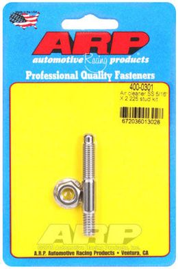 400-0301, ARP 400-0301 Air Cleaner Stud Kit 5/16" x 2.225 SS في الإمارات, دبي. Condition - new. Price 170 AED. Photo, seller contacts | AUTO.AE